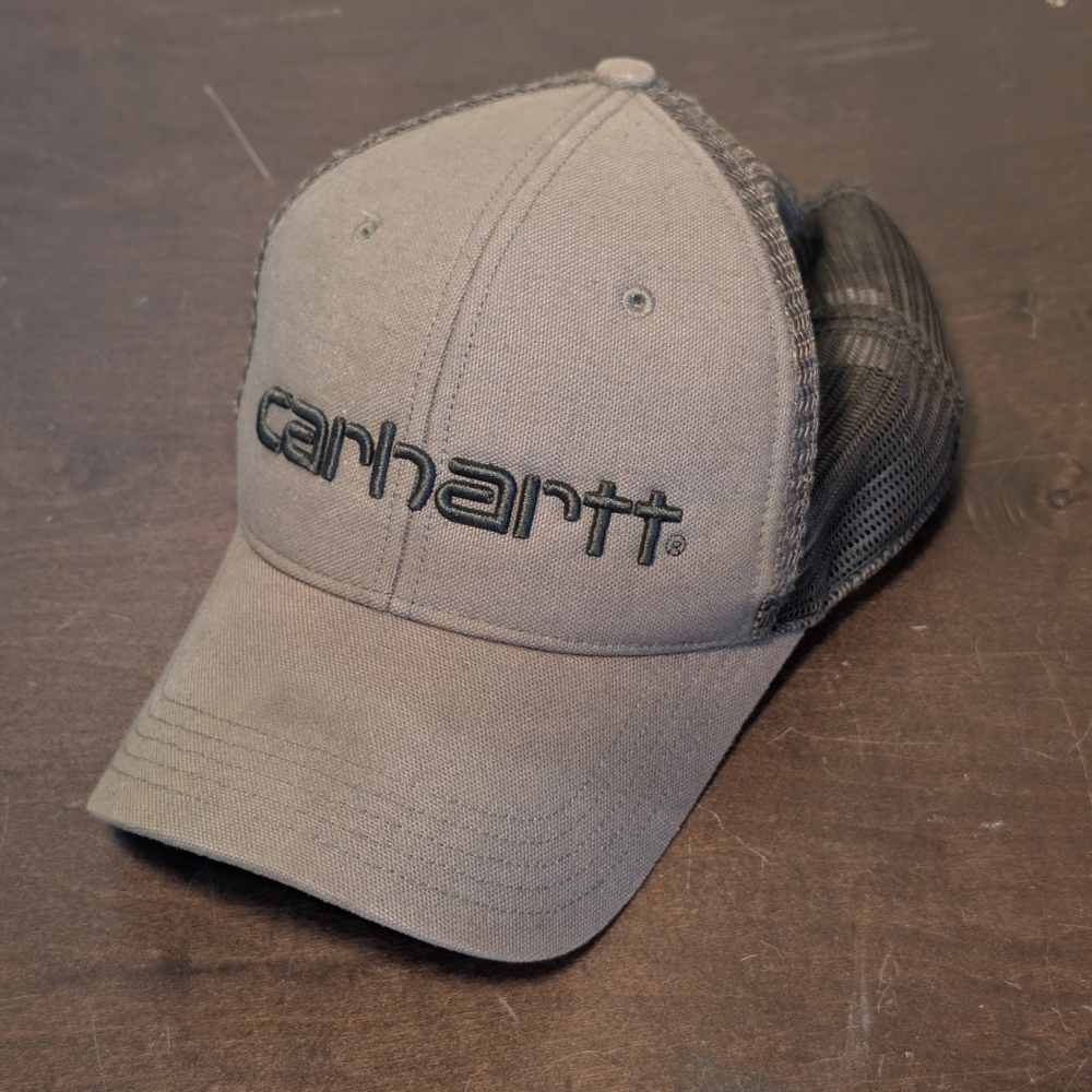 Carhartt Mesh Back Trucker Hat 🛠️ Earth Tone Snapback